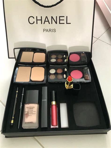 chanel make up box|chanel full makeup kit.